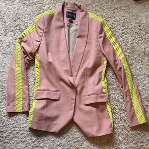 Tan and Yellow Women's Blazer